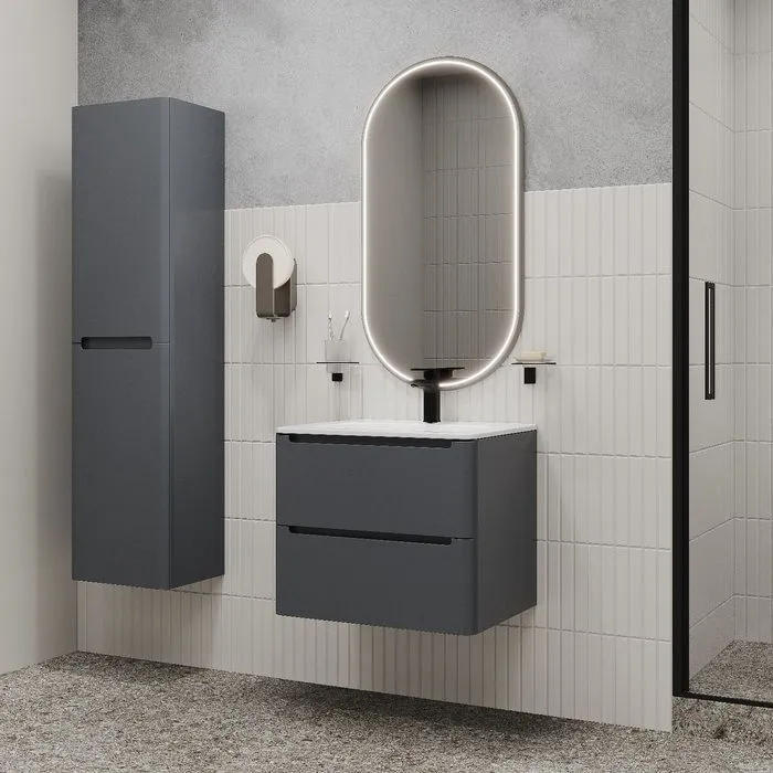Тумба с умывальником, подвесная, 60 см, темно-серый, Edifice, IDDIS, EDI60D0i95K в интернет-магазине Sumom.kz Тумба с умывальником, подвесная, 60 см, темно-серый, Edifice, IDDIS, EDI60D0i95K в интернет-магазине Sumom.kz