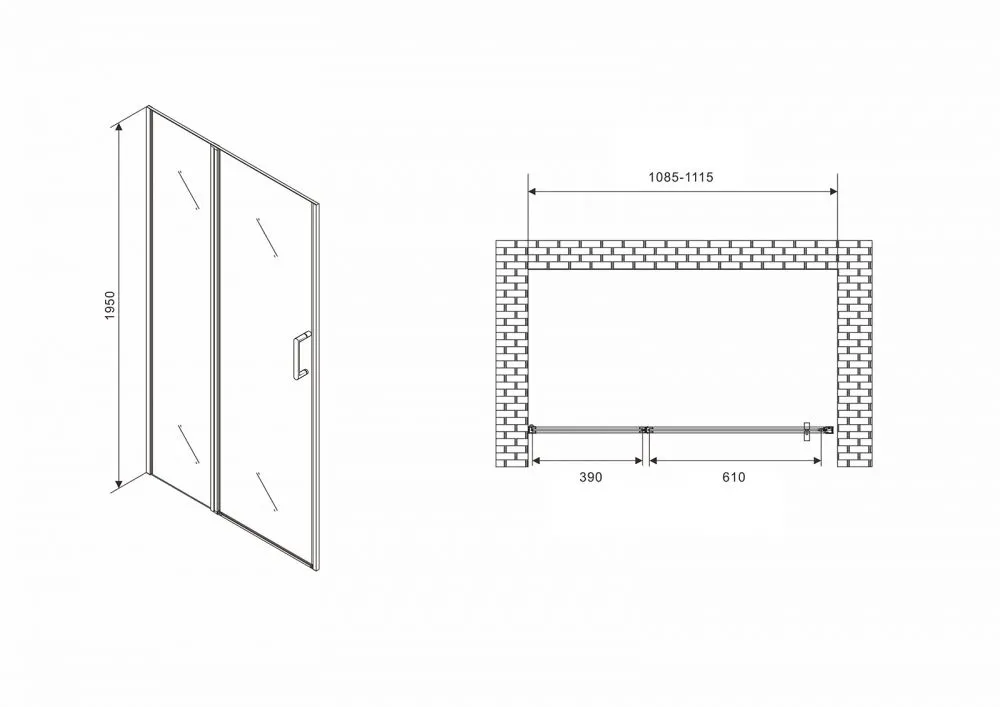 Душевая дверь ABBER Sonnenstrand AG04110S в интернет-магазине Sumom.kz Душевая дверь ABBER Sonnenstrand AG04110S в интернет-магазине Sumom.kz