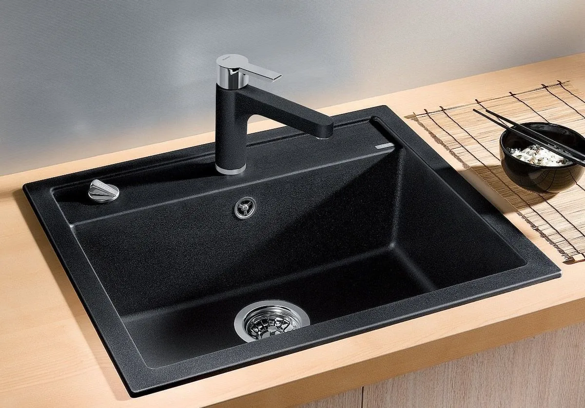 Мойка кухонная Blanco Dalago 6 Черная 525873 в интернет-магазине Sumom.kz
