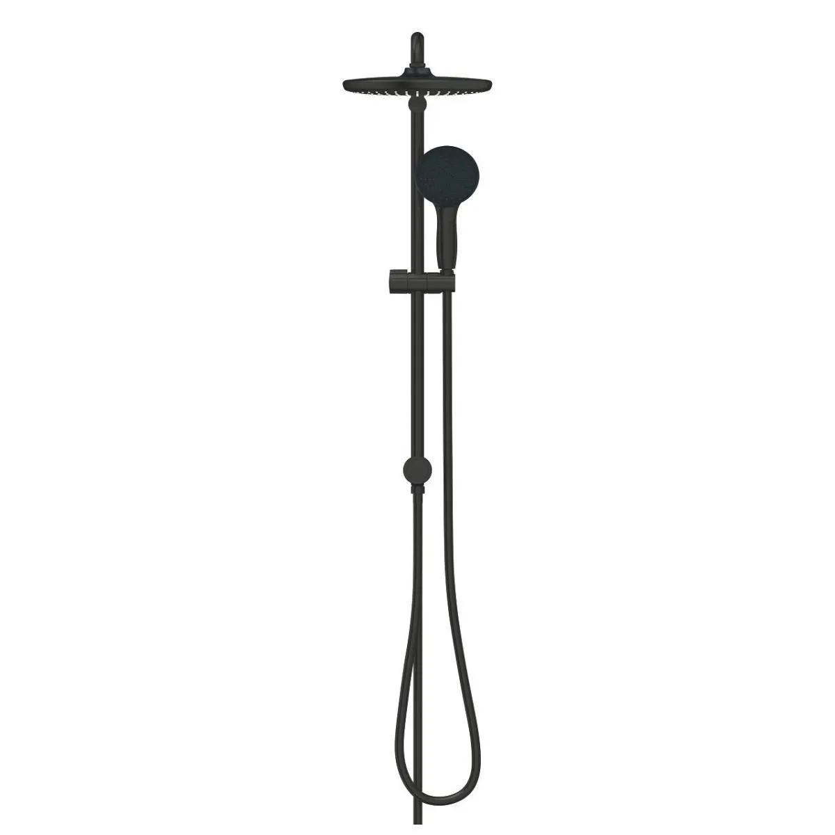 Набор для душа GROHE Tempesta System 250, с дивертором, штанга 620 мм, матовый черный 269802431 в интернет-магазине Sumom.kz Набор для душа GROHE Tempesta System 250, с дивертором, штанга 620 мм, матовый черный 269802431 в интернет-магазине Sumom.kz