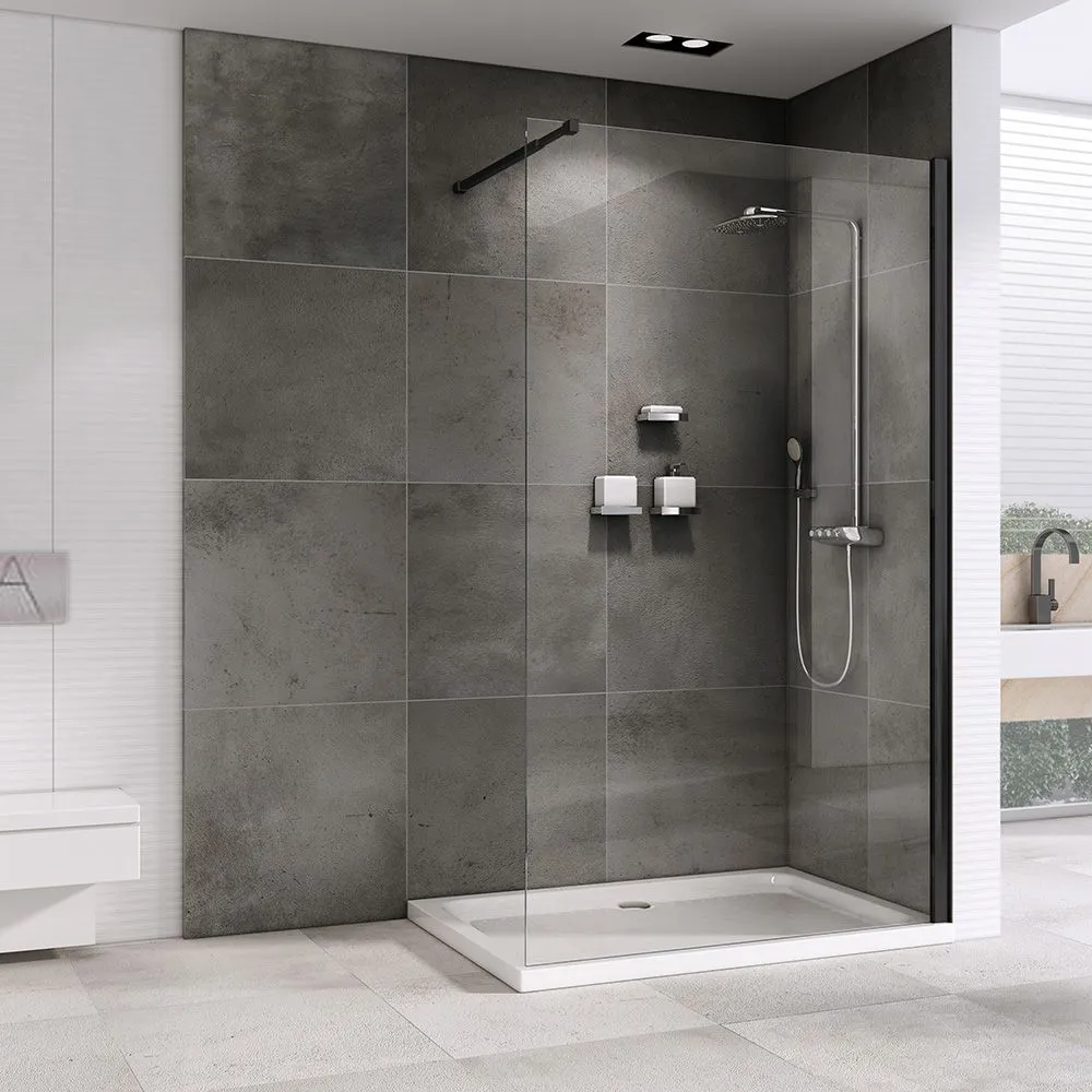 Душевая перегородка ABBER Immer Offen AG61120B8 в интернет-магазине Sumom.kz Душевая перегородка ABBER Immer Offen AG61120B8 в интернет-магазине Sumom.kz